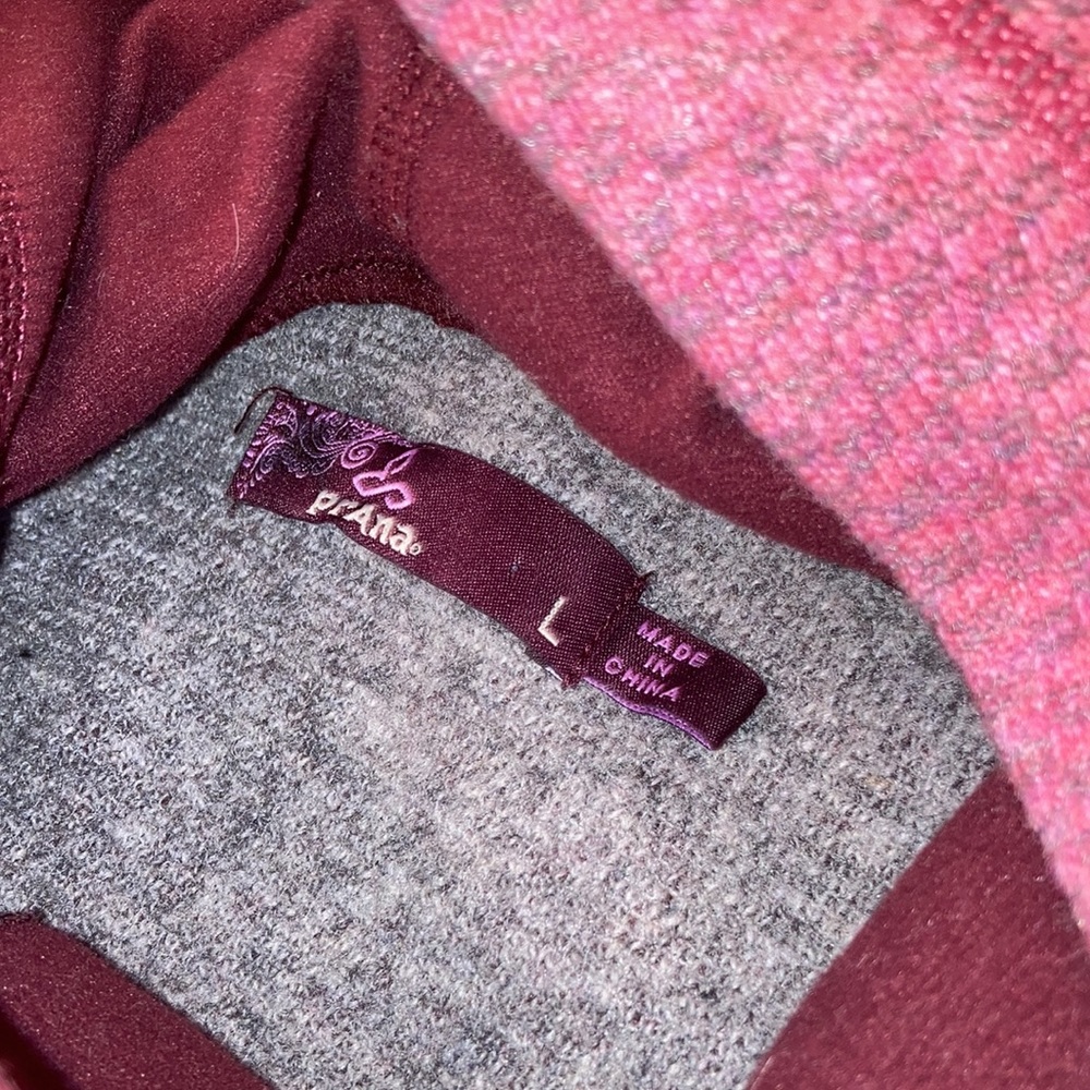 Prana Hooded Longline Wool Blend Top - Picture 3 of 5